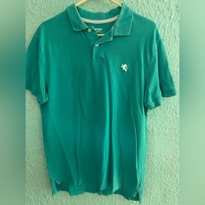 Teal Express Men’s Polo